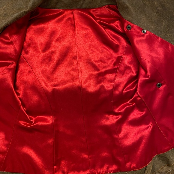 Jacket Leather, Cashmere, Silk, Size XS - Picture 8 of 16